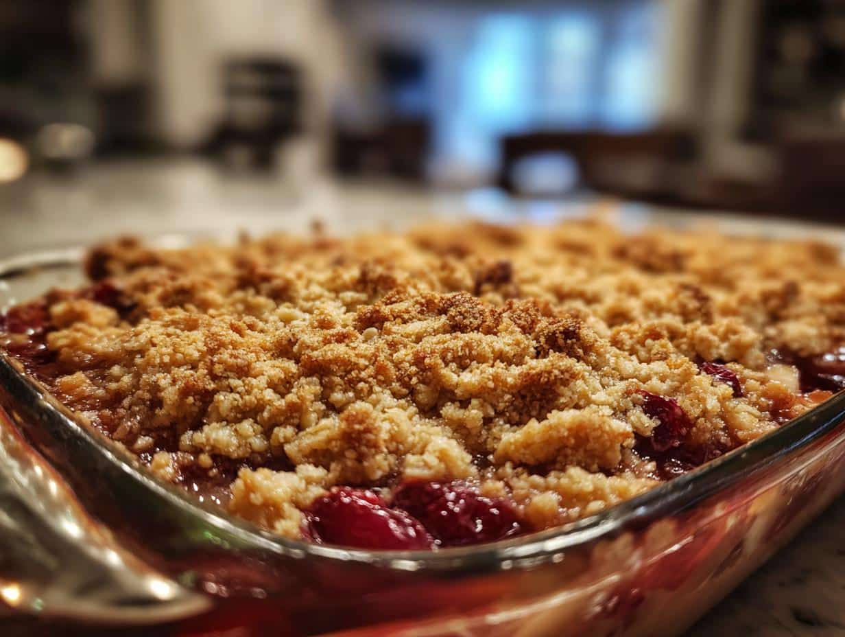 cranberry apple crisp
