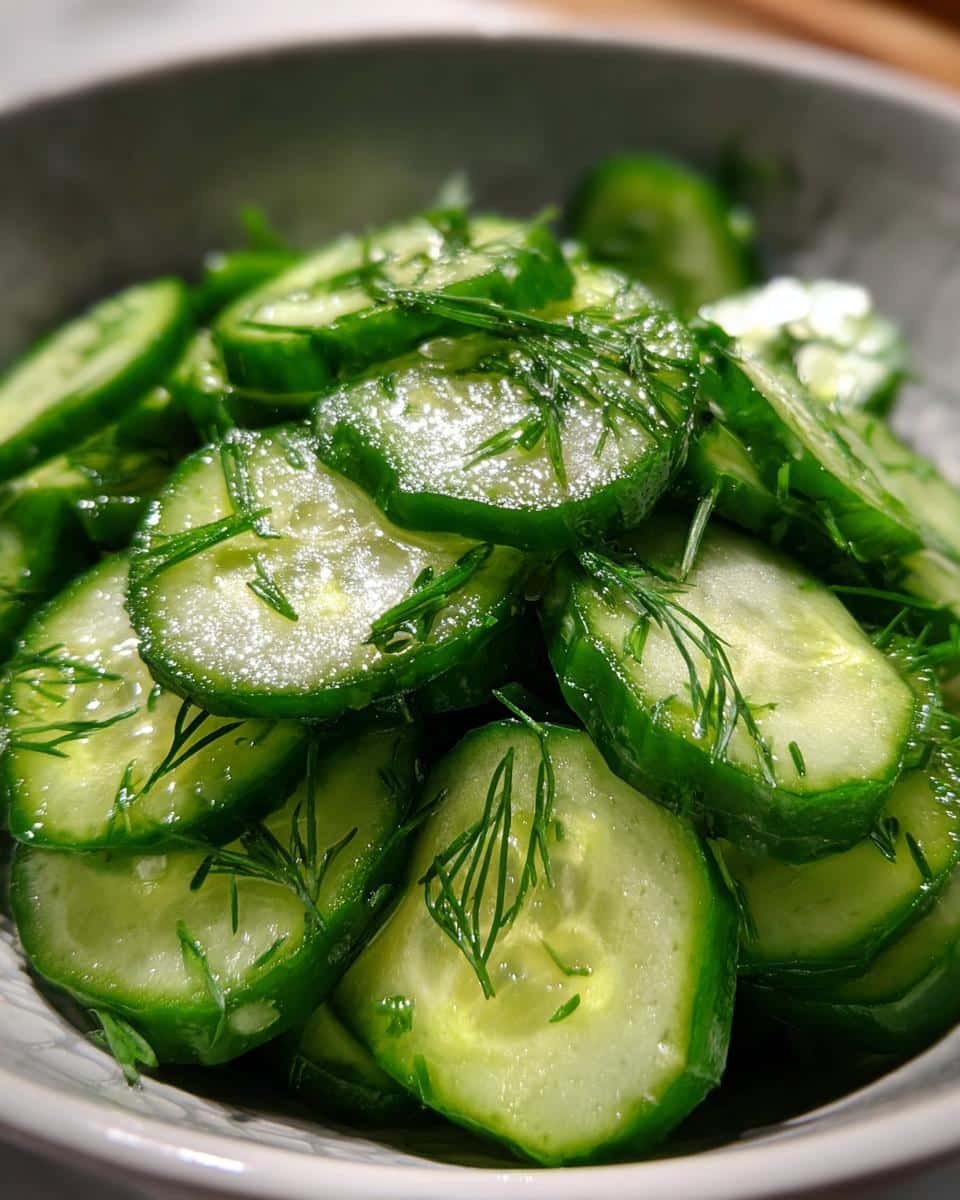 cucumber salad - detail 2