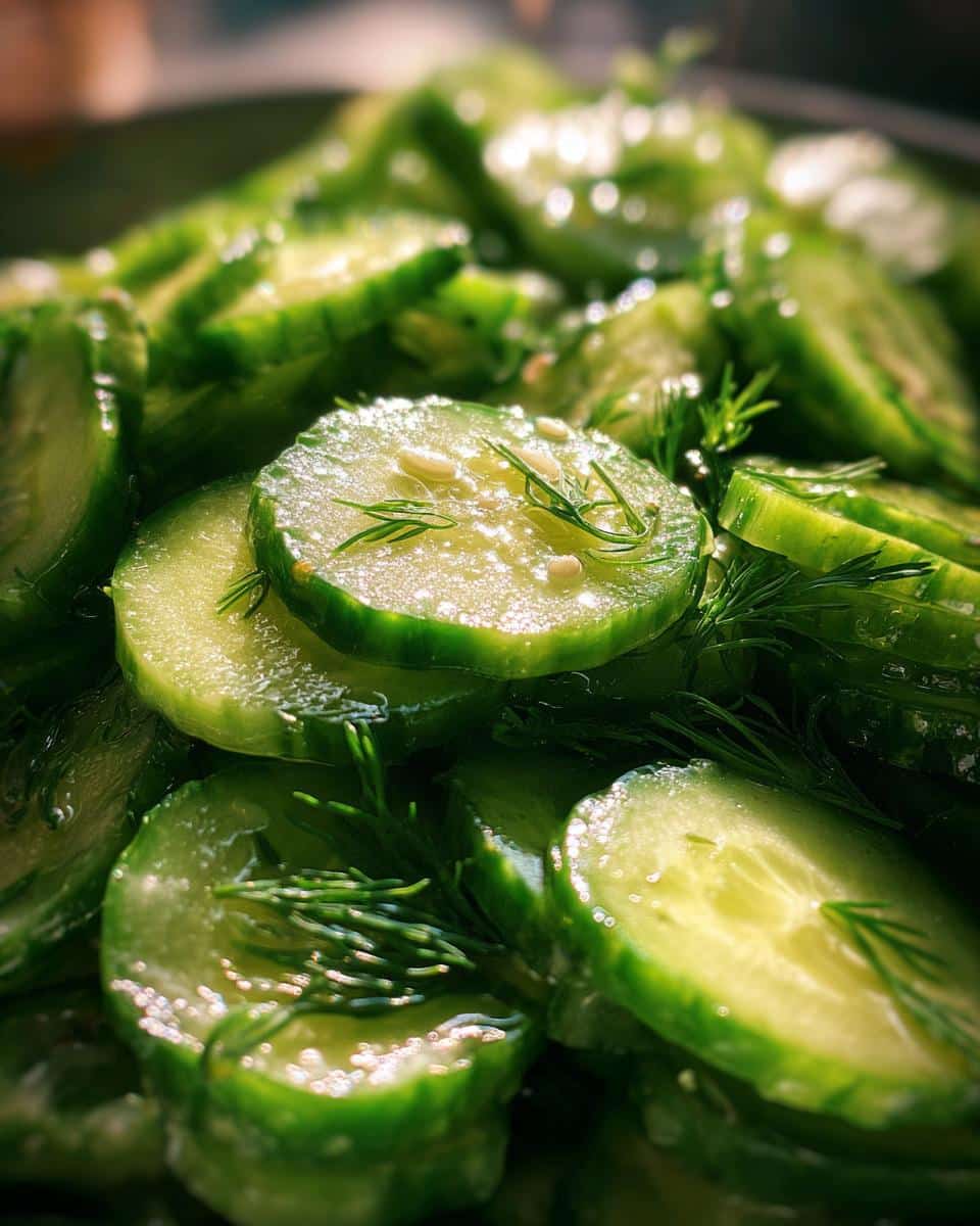 cucumber salad - detail 3