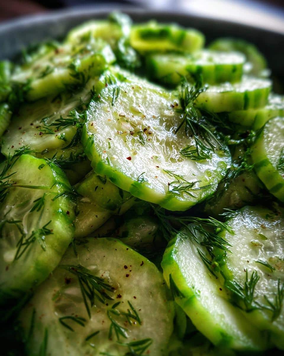 cucumber salad - detail 4