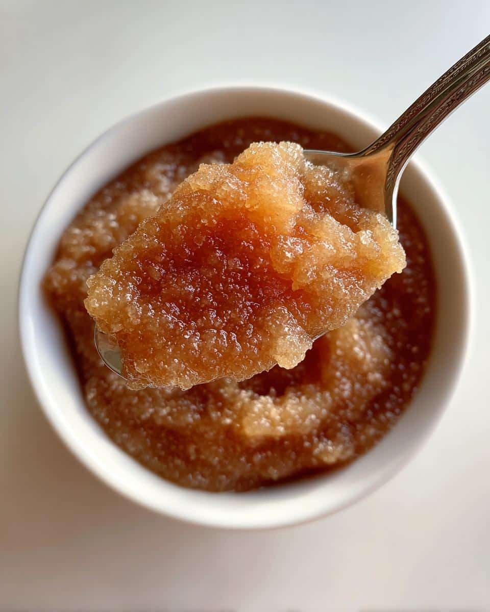 homemade applesauce - detail 1