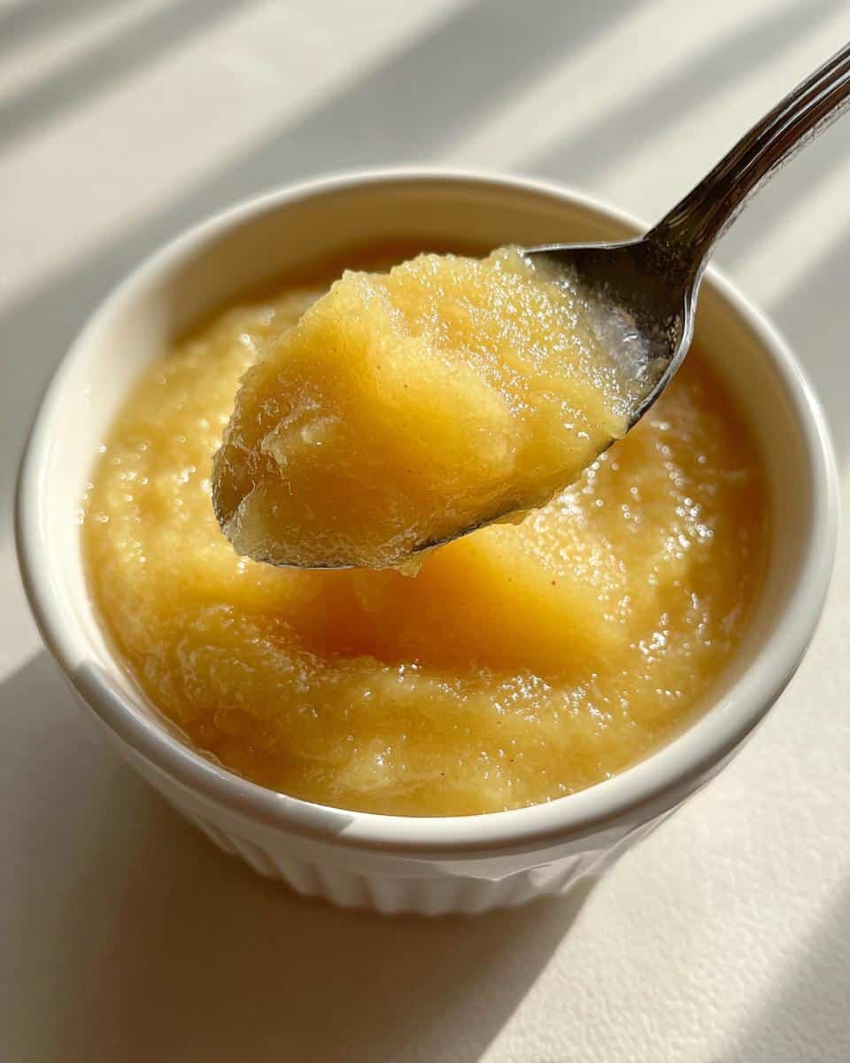 homemade applesauce - detail 4