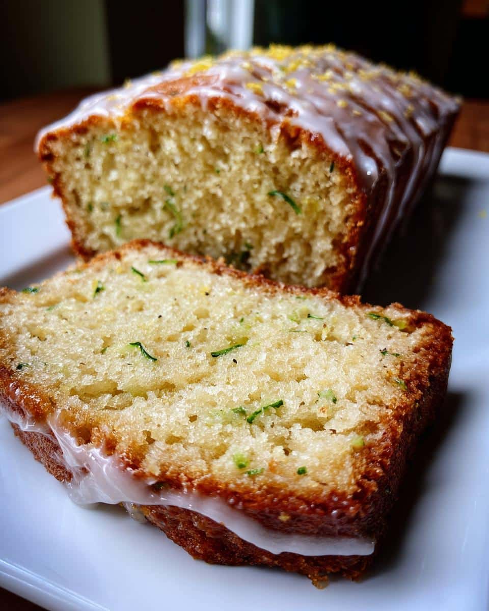 lemon zucchini bread - detail 1
