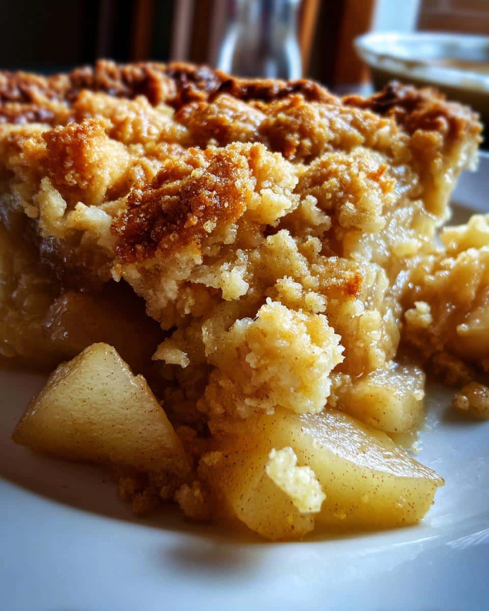 pear cobbler - detail 1