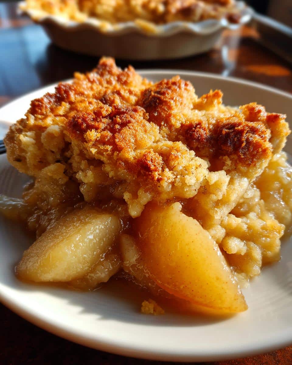 pear cobbler - detail 2