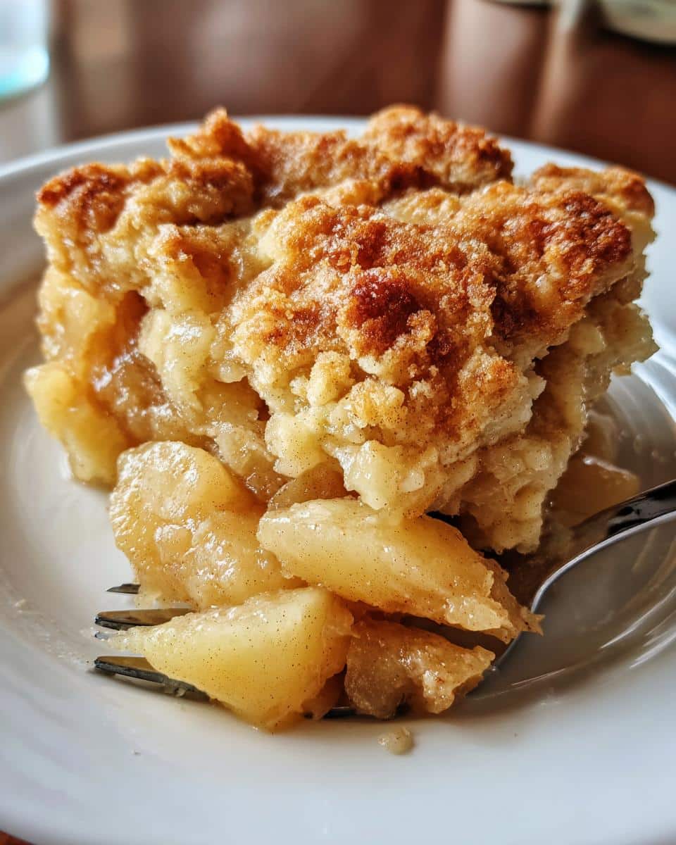 pear cobbler - detail 3
