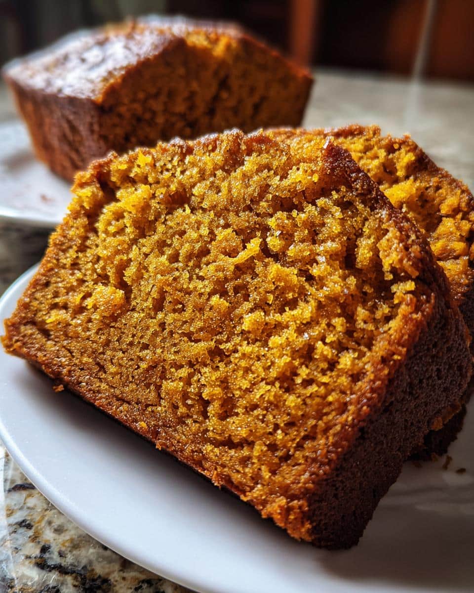 pumpkin bread - detail 1