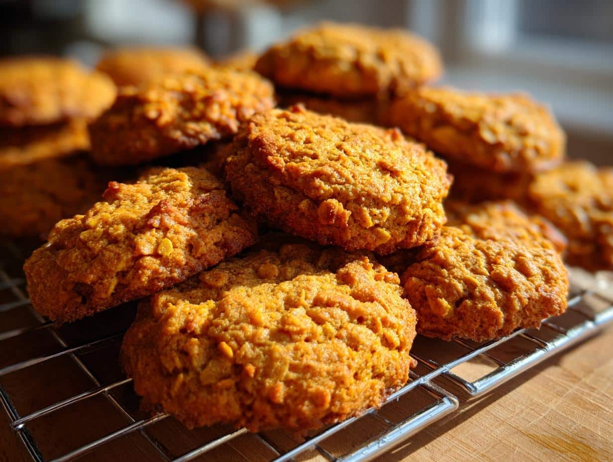 pumpkin oat cookies