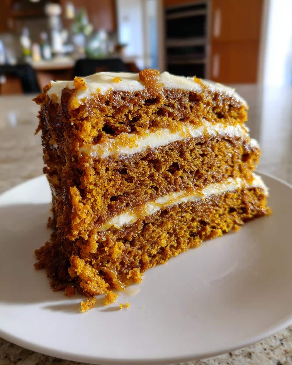 pumpkin spice cake - detail 2