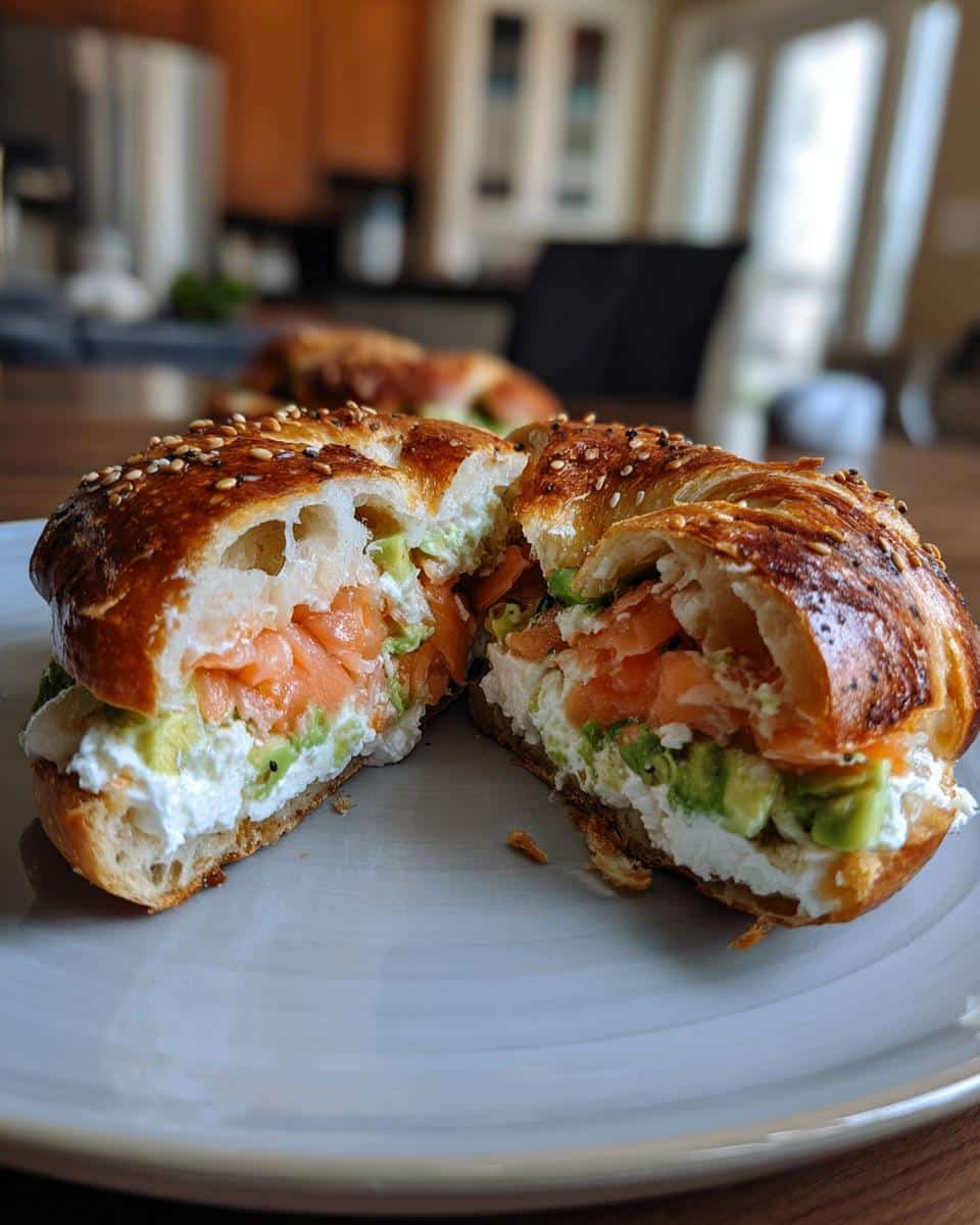 stuffed bagels - detail 1