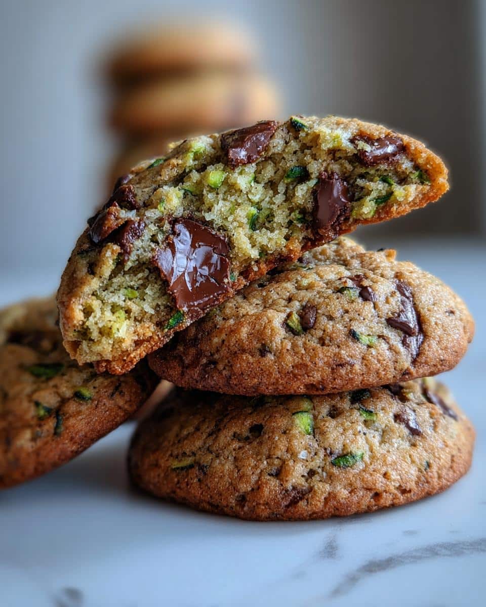 zucchini cookies - detail 1