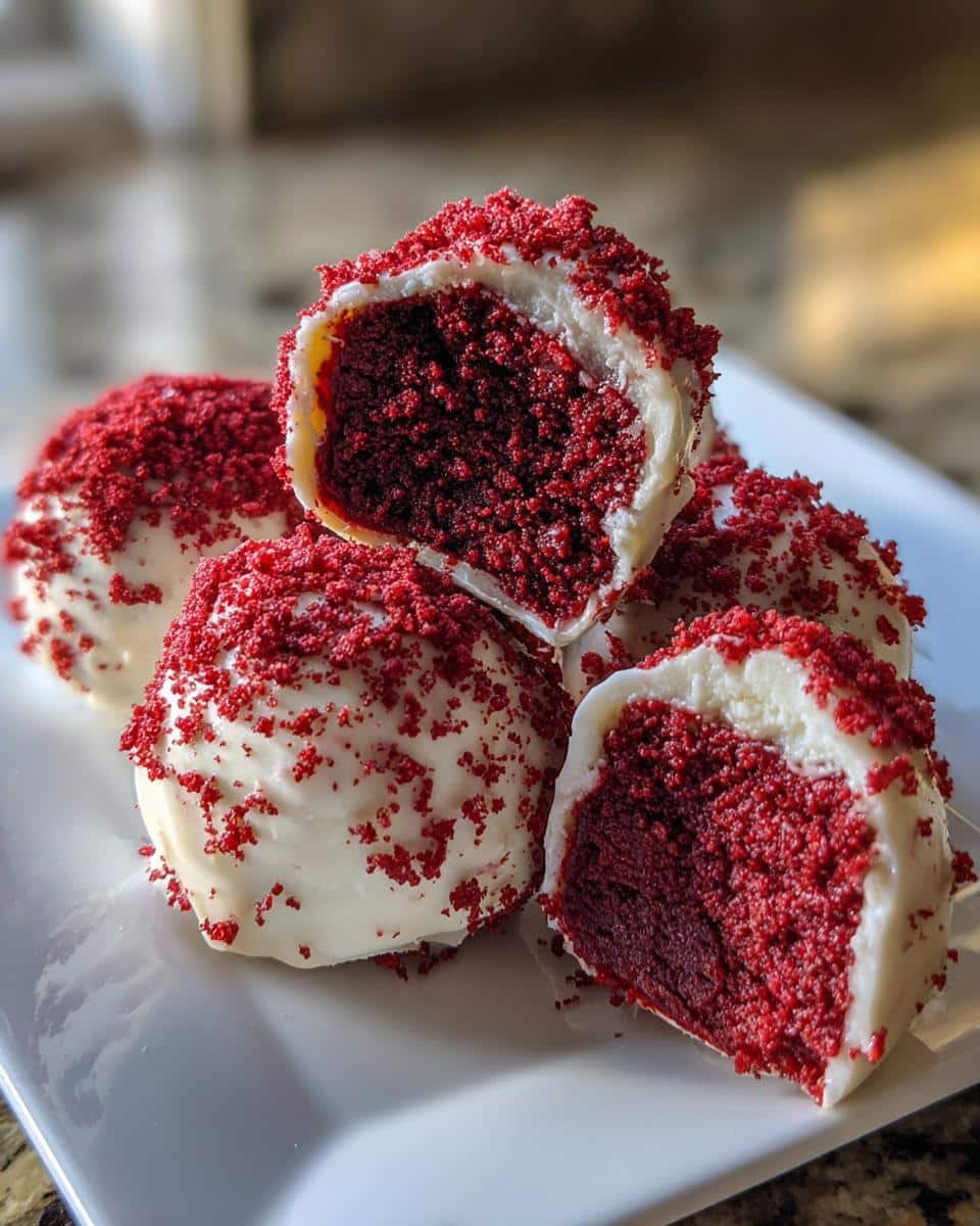 Bloody Red Velvet Cake Pops - detail 1