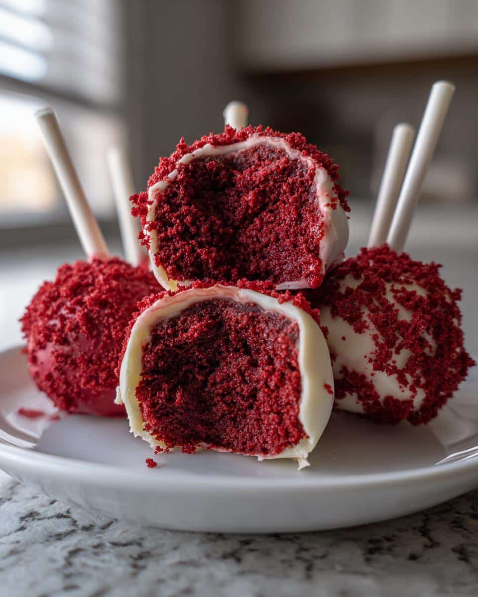 Bloody Red Velvet Cake Pops