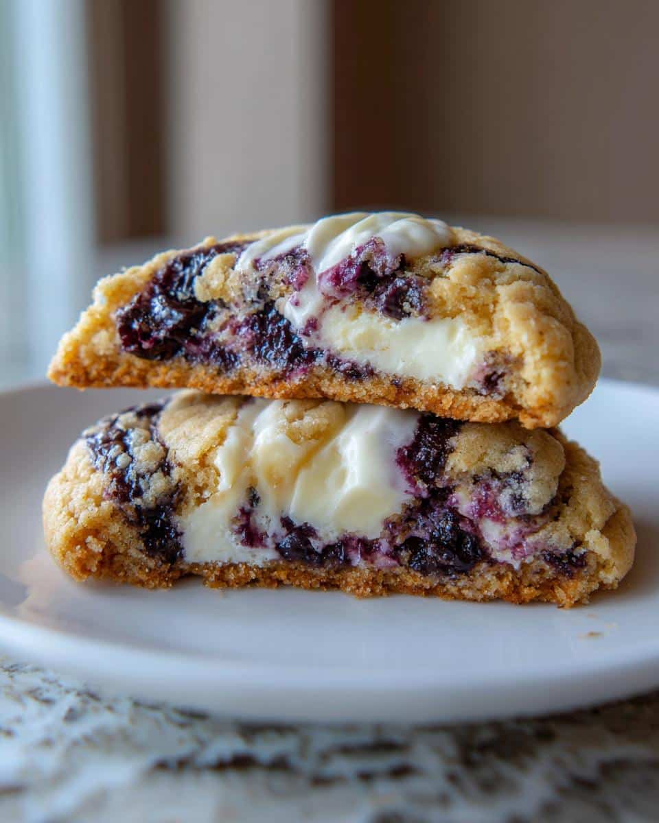 Blueberry Cheesecake Swirl Cookies - detail 1