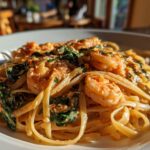 CREAMY TUSCAN SHRIMP LINGUINE