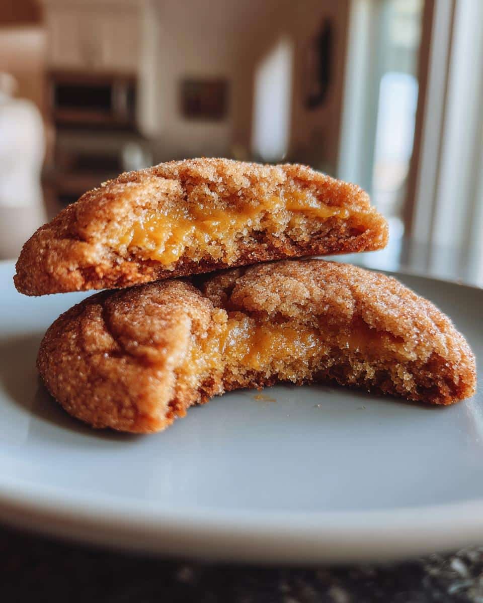 Chewy Pumpkin Snickerdoodle Cookies - detail 2