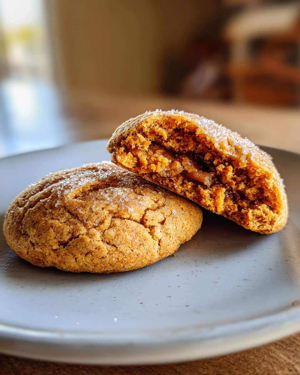 Chewy Pumpkin Snickerdoodle Cookies - detail 4