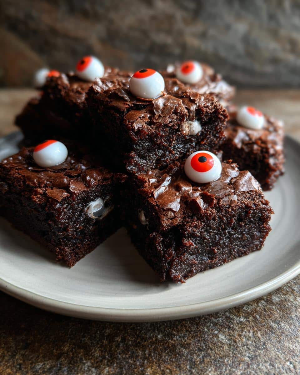 Eyeball Brownies - detail 2