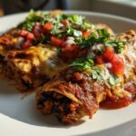 Ground Turkey Black Bean Enchiladas