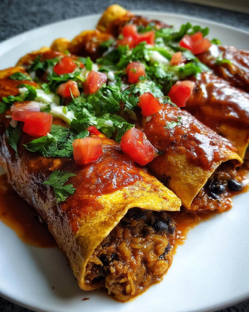 Ground Turkey Black Bean Enchiladas - detail 3