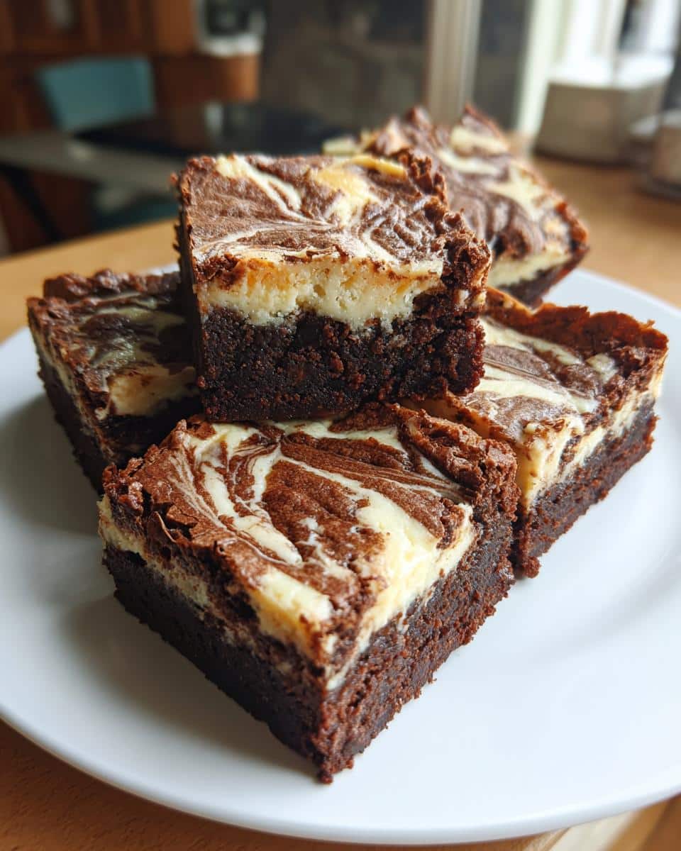 Halloween Brownies with Cream Cheese Swirl Recipe - detail 1