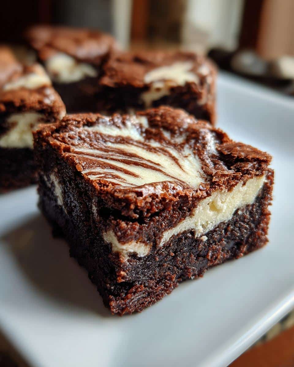 Halloween Brownies with Cream Cheese Swirl Recipe - detail 2