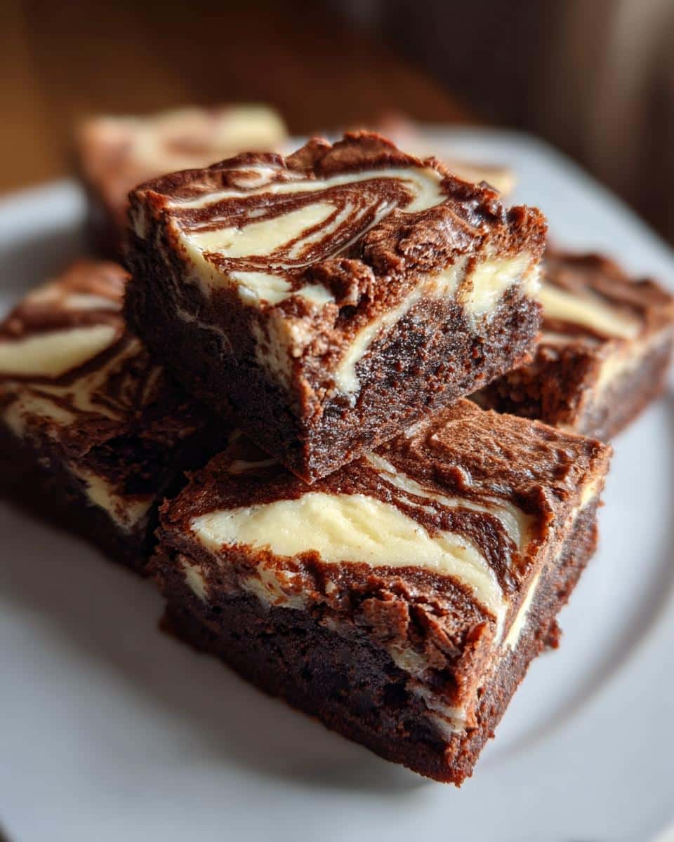 Halloween Brownies with Cream Cheese Swirl Recipe - detail 3