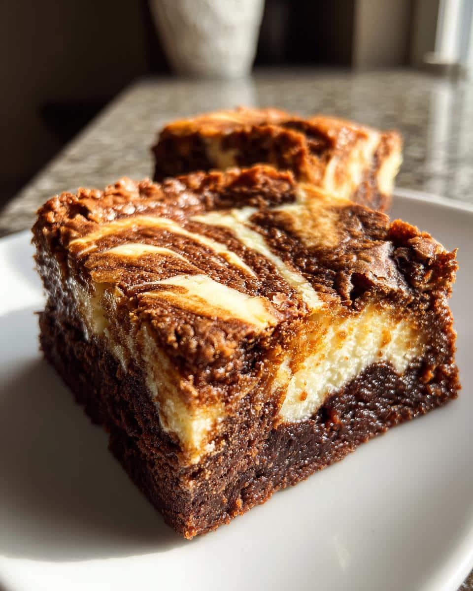 Halloween Brownies with Cream Cheese Swirl Recipe - detail 4