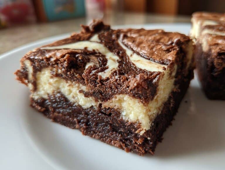 Halloween Brownies with Cream Cheese Swirl Recipe
