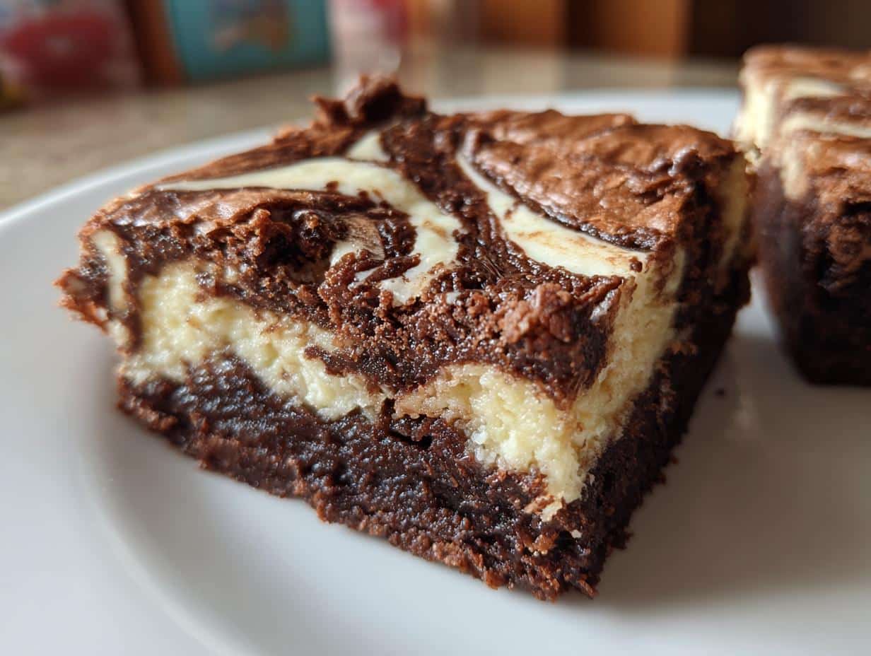 Halloween Brownies with Cream Cheese Swirl Recipe