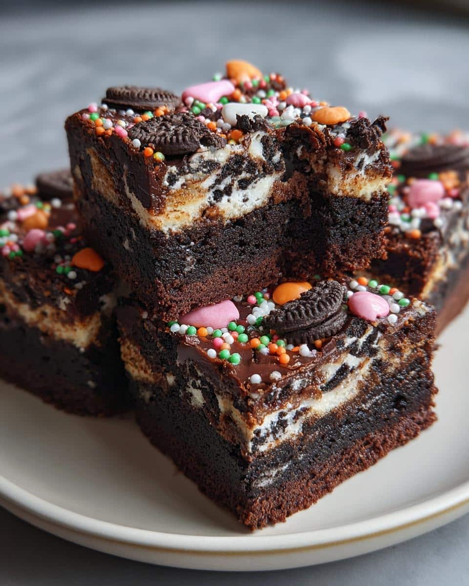Halloween Oreo Brownies Recipe - detail 1