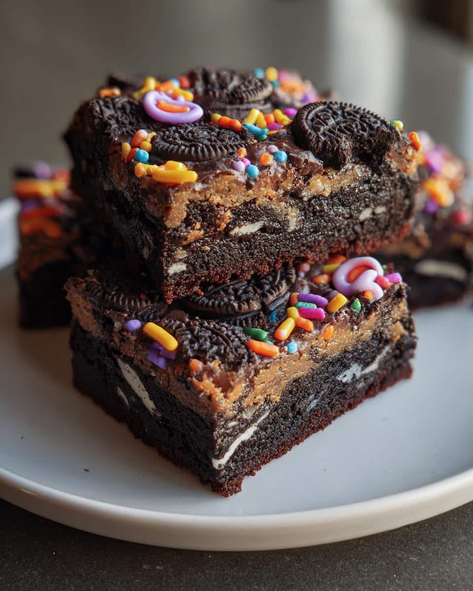 Halloween Oreo Brownies Recipe - detail 2
