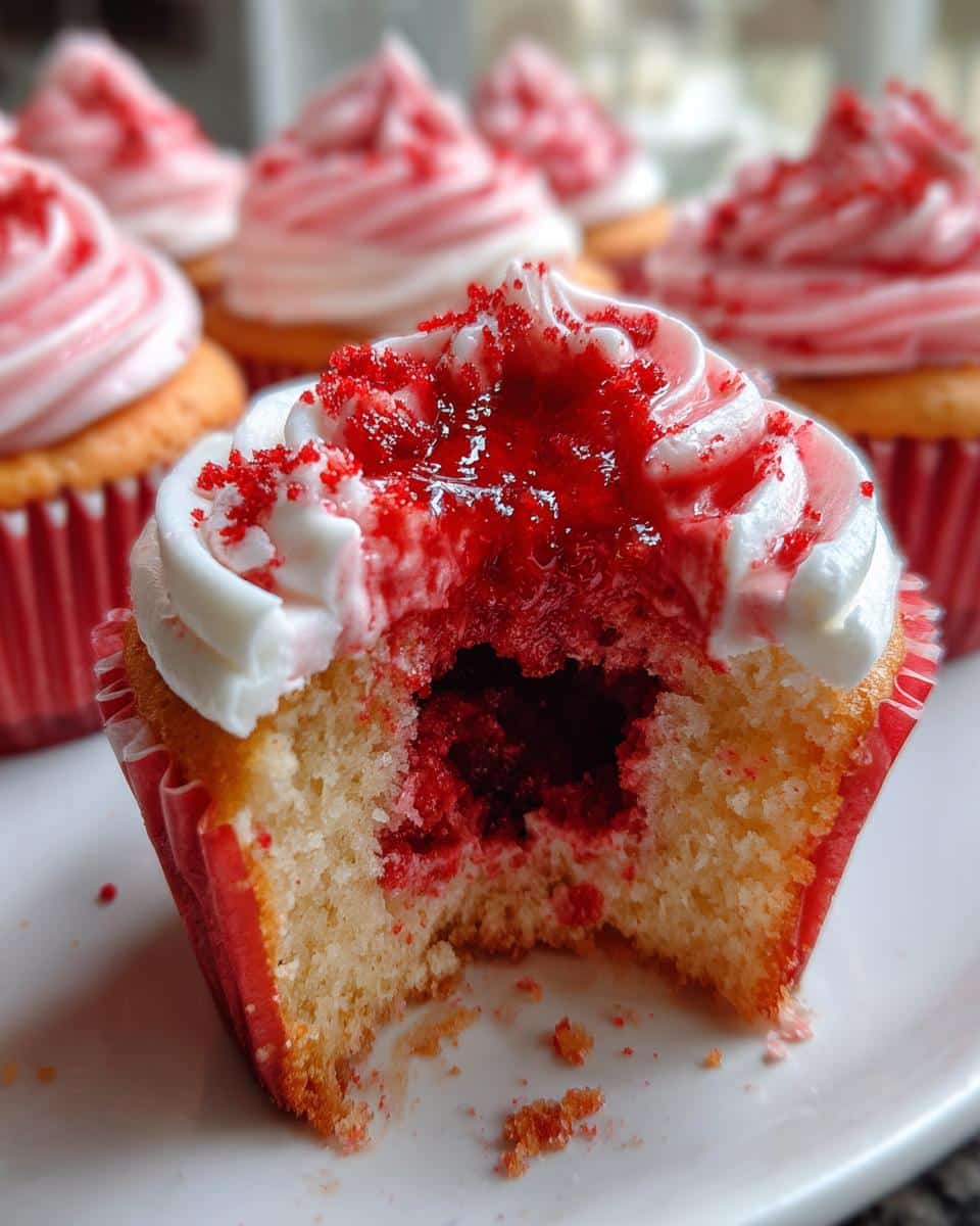 Halloween Vampire Bite Cupcakes - detail 2