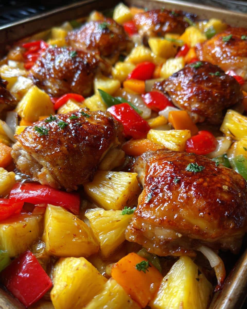 Hawaiian Chicken Sheet Pan - detail 4
