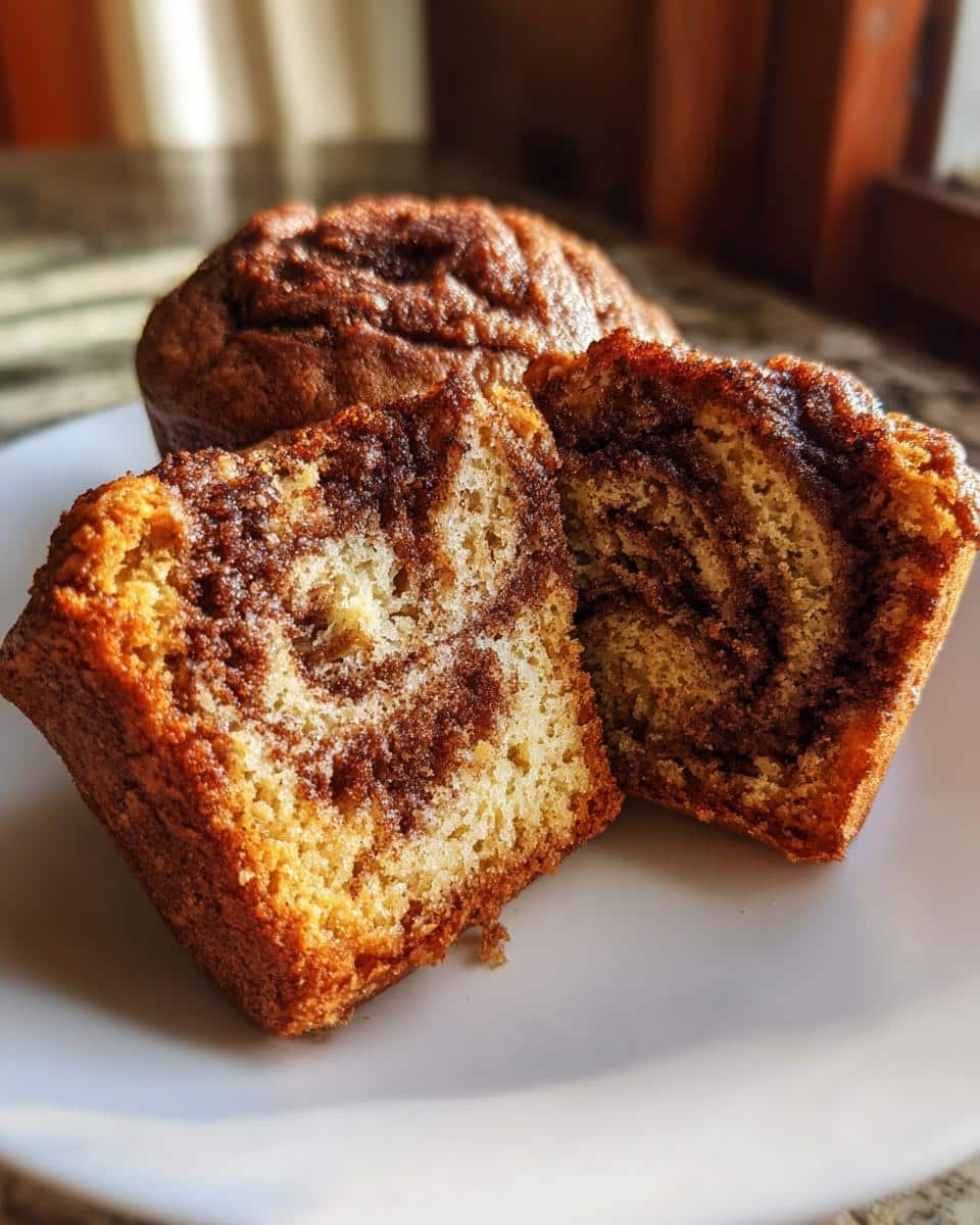 Mini Pumpkin Bread with Cinnamon Swirl - detail 1