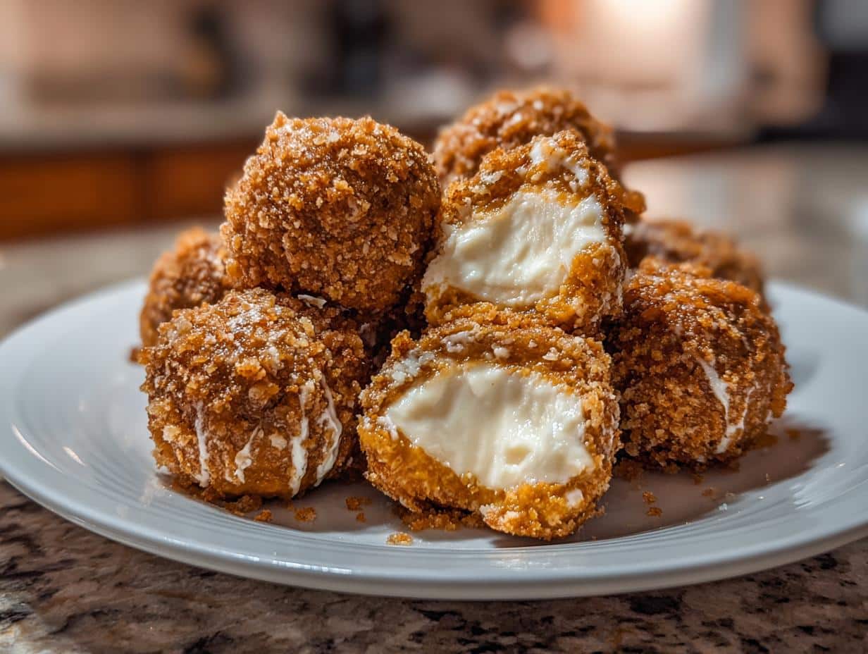 No Bake Pumpkin Cheesecake Balls