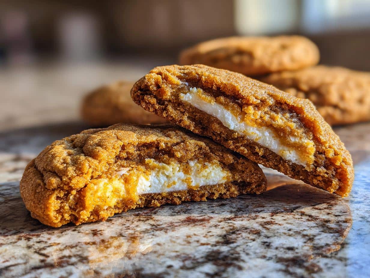 Pumpkin Cheesecake Cookies
