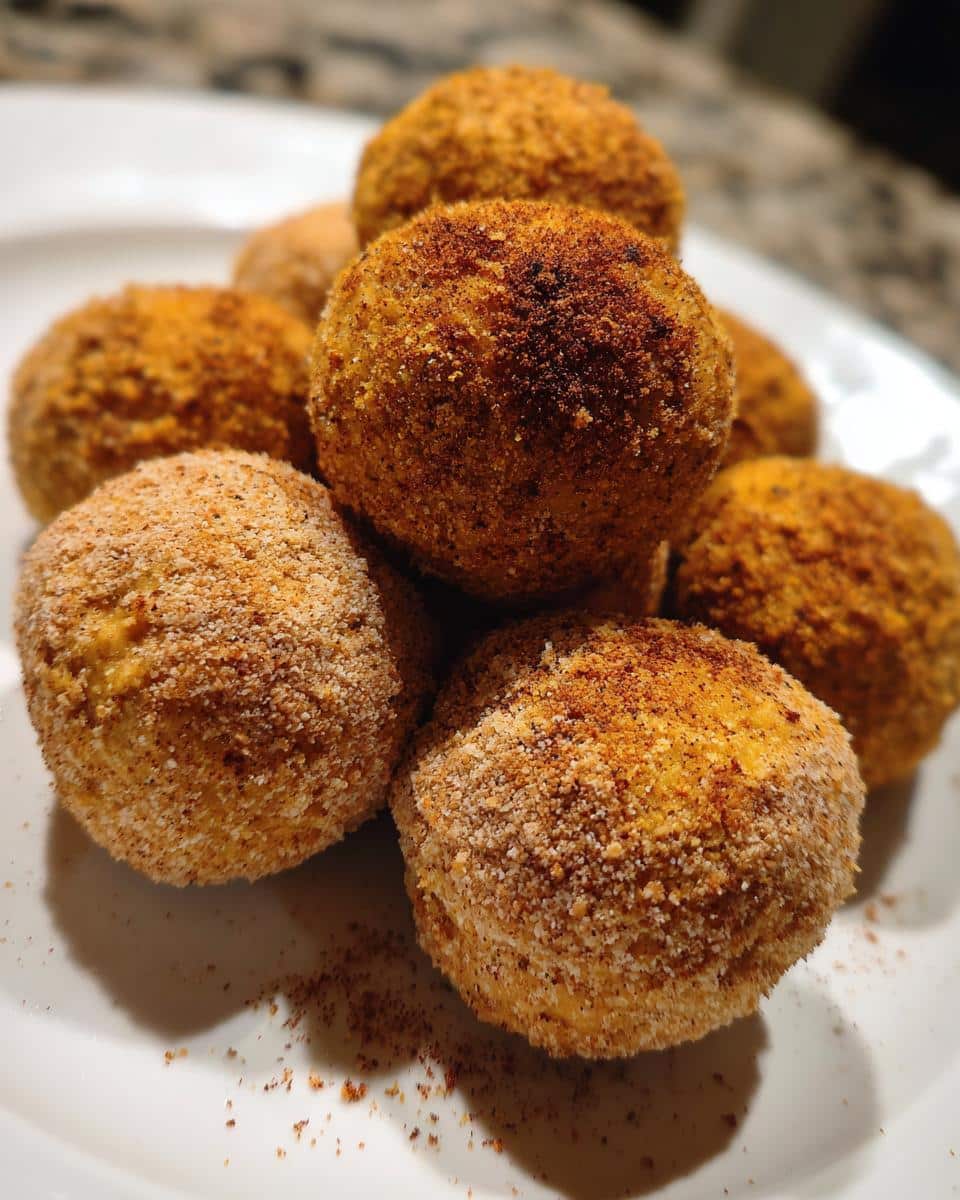 Pumpkin Cheesecake Truffles - detail 1