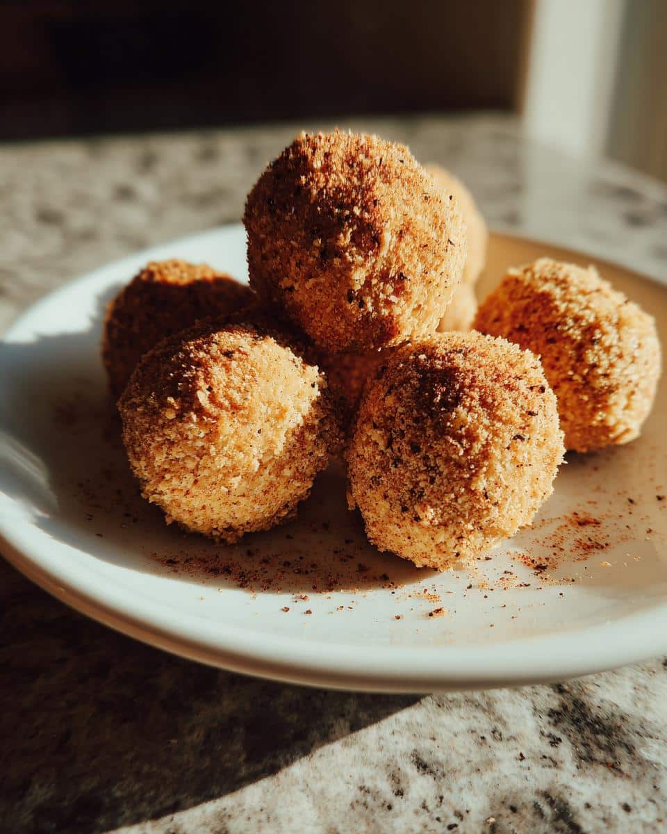 Pumpkin Cheesecake Truffles - detail 2