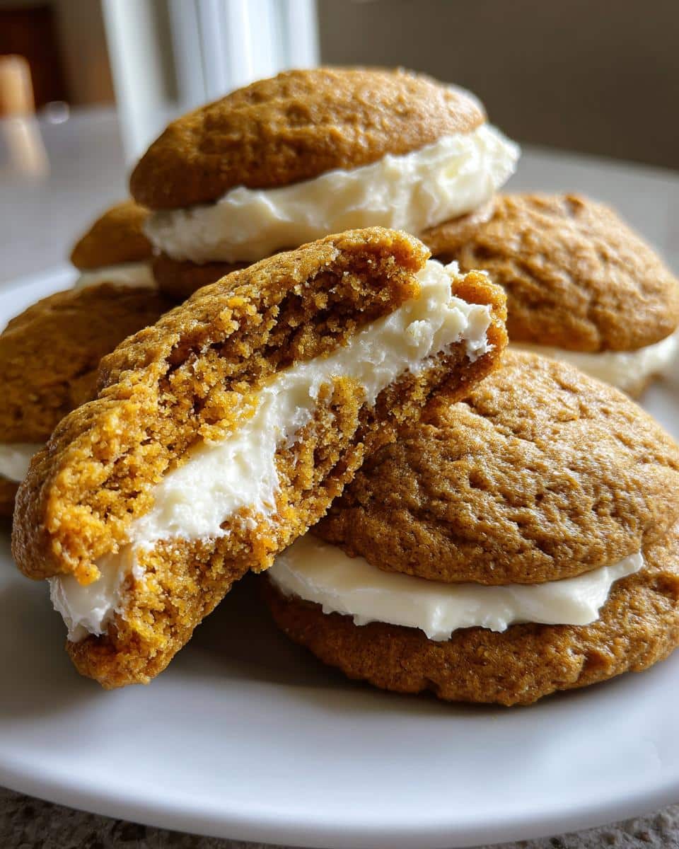 Pumpkin Sugar Cookies with Cream Cheese Frosting - detail 2