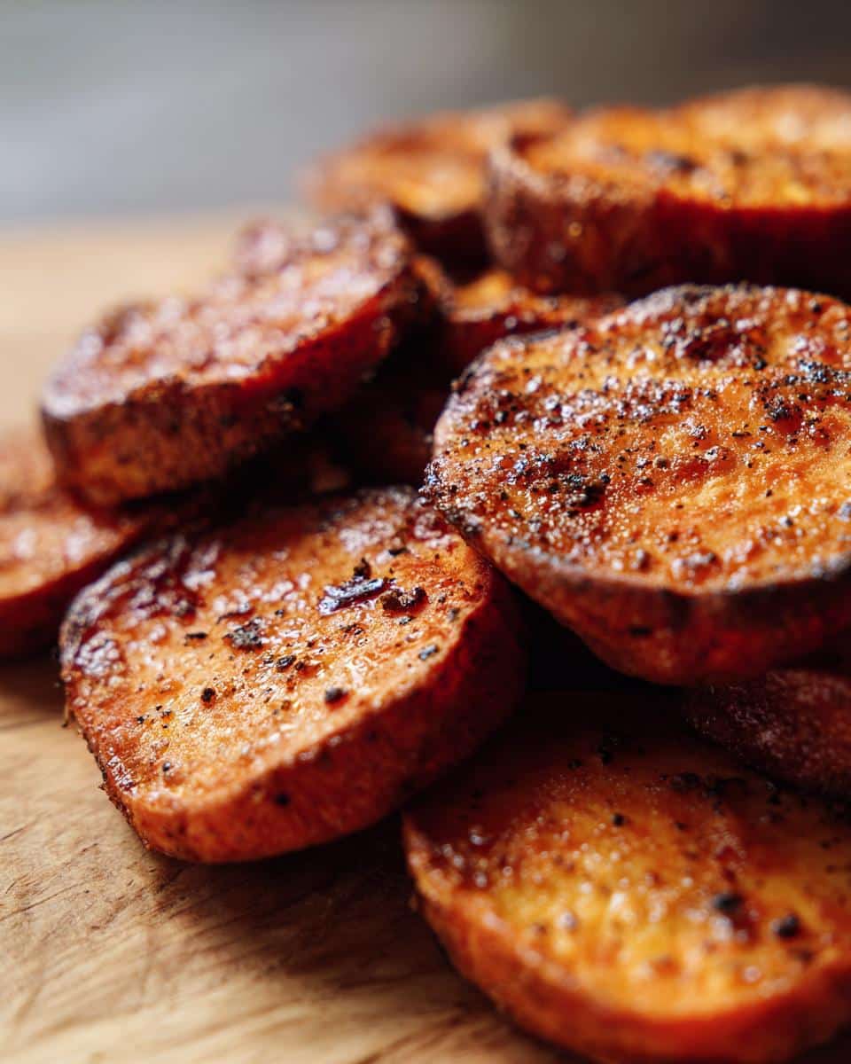 Roasted Sweet Potatoes with Cinnamon & Honey - detail 1