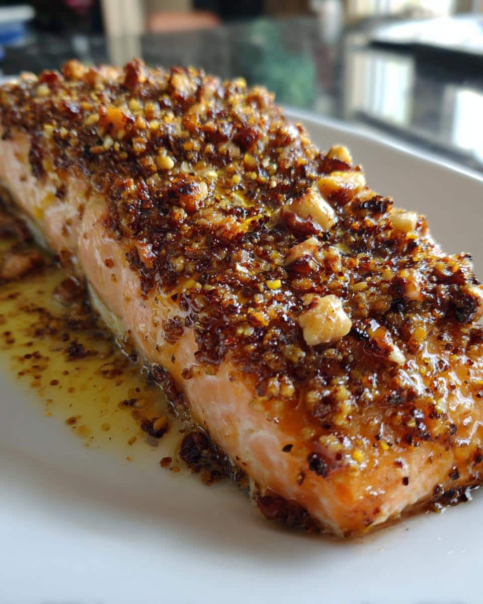 Salmon with Garlic Lemon Butter Sauce - detail 2