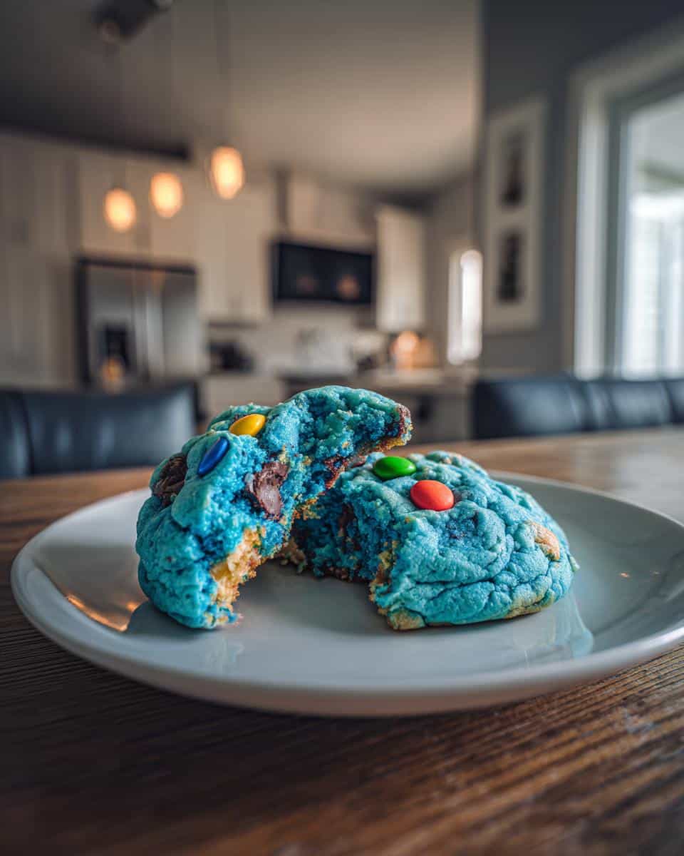 Soft & Chewy Cookie Monster Cookies - detail 1