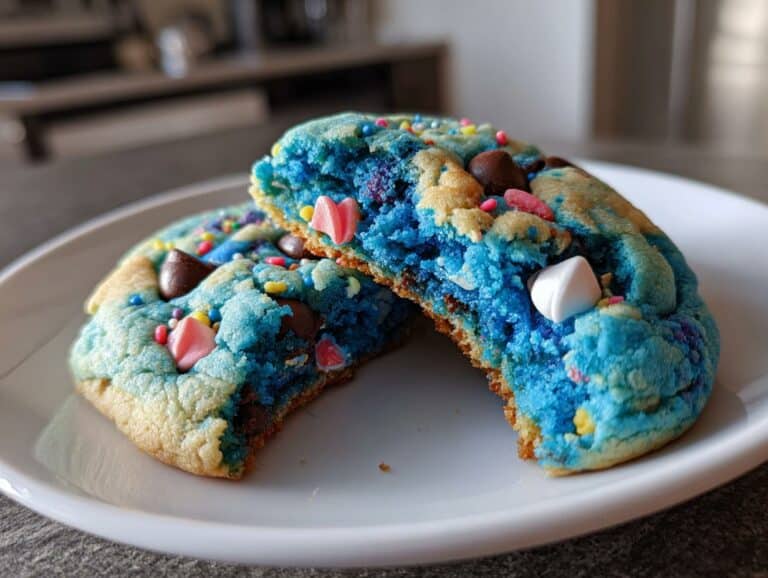 Soft & Chewy Cookie Monster Cookies