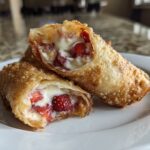 Strawberry Cheesecake Stuffed Eggrolls